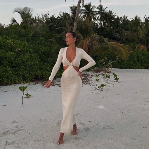 Cult Gaia Cream Maxi Dress - Picture 12 of 15